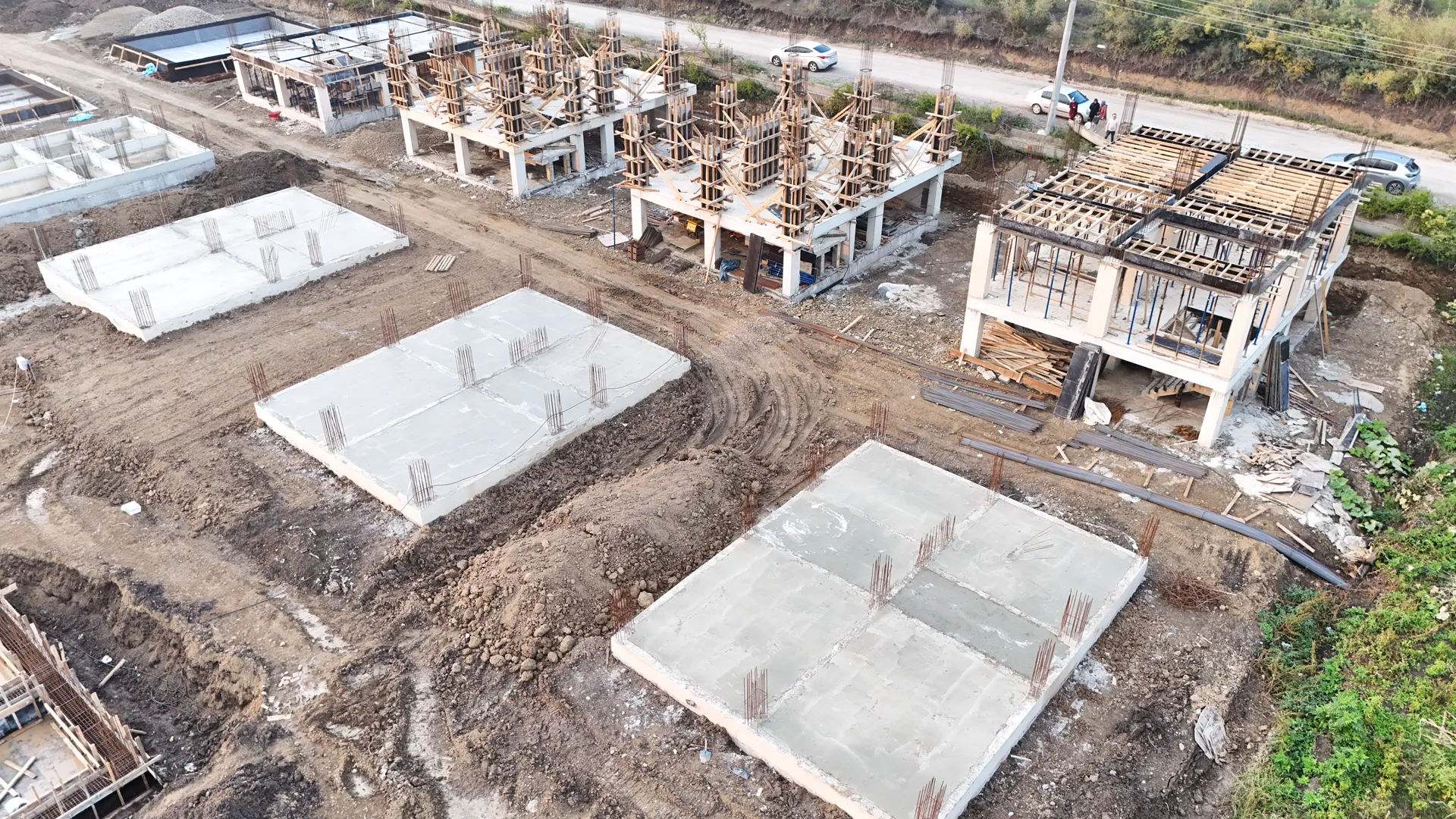 Villaların betonarme taşıyıcı sistemleri ve yapım aşamaları